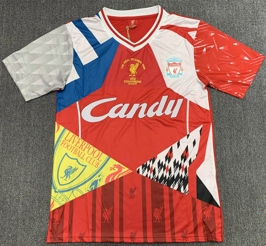 Retro Liverpool Hybrid Commemorative Edition Football Shirt