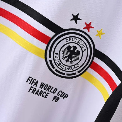 1998 Retro Germany Home Soccer Jersey Football Shirt