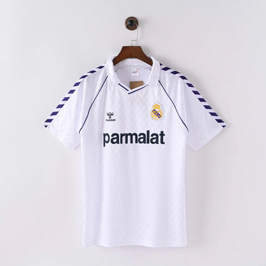 1986/1987 Retro Real Madrid Home Football Shirt