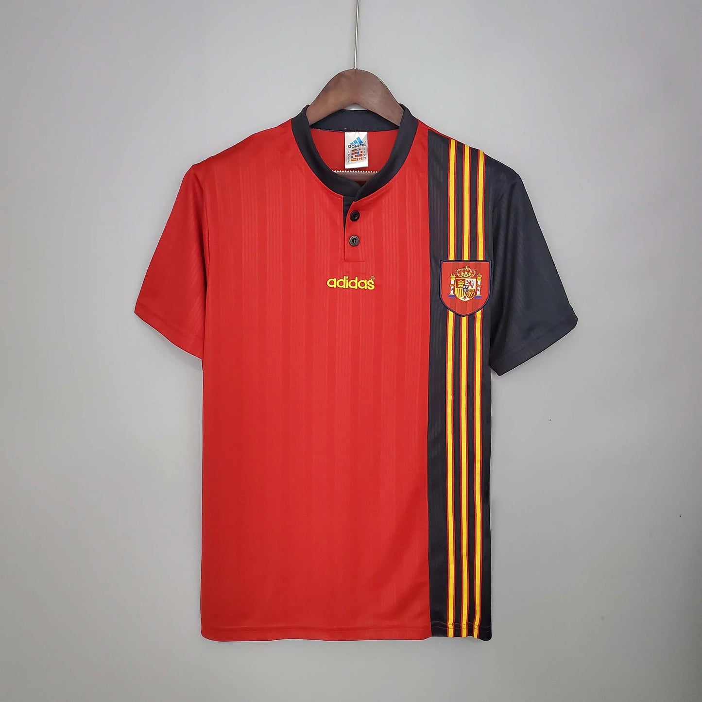 1996 Retro Spain Home Football Shirt