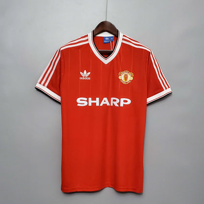 1983/1984 Retro Manchester United Home Football Shirt