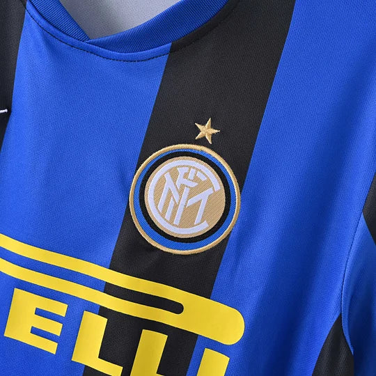 2008/2009 Retro Internazionale Milan Home Football Jersey
