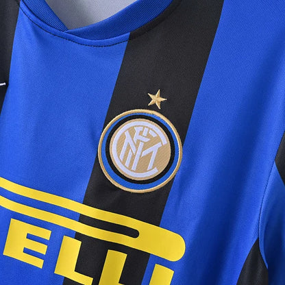 2008/2009 Retro Internazionale Milan Home Football Jersey