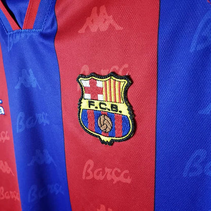 Retro Barcelona Football Shirt Home 1996/1997