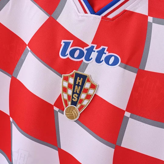 1998 Retro Croatia National Team Home Football Shirt