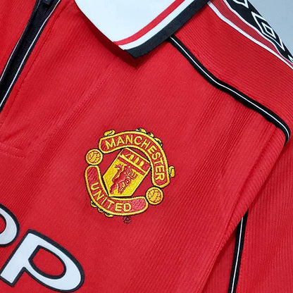 1998/1999 Retro Manchester United Home Football Shirt