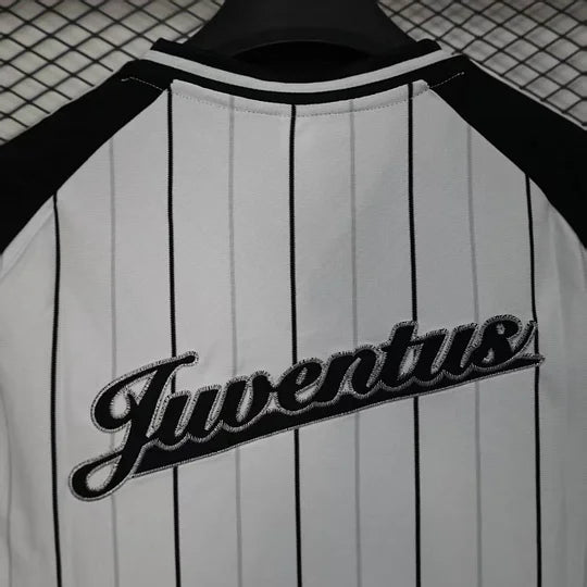 2025/2026 Juventus Baseball Uniform White Soccer Jersey