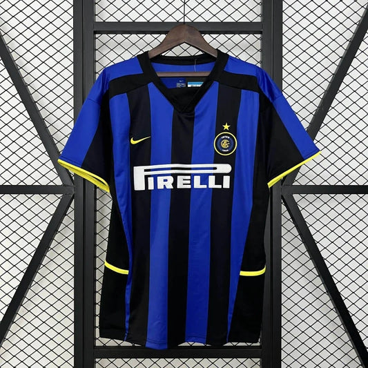 2002/2003 Retro Internazionale Milan Home Football Jersey