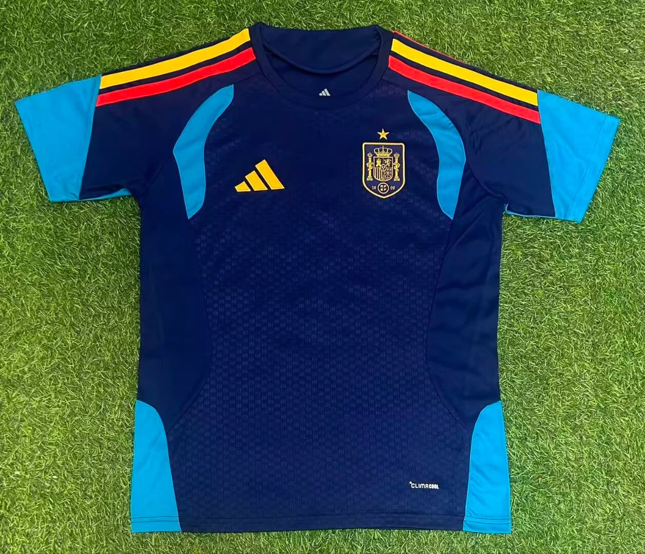 2026 Spain Training Suit Royal Blue Football Shirt