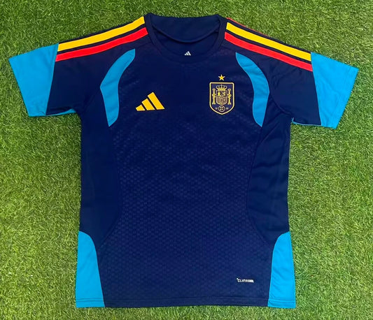 2026 Spain Training Suit Royal Blue Football Shirt