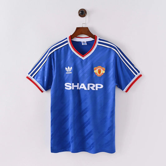 1986/1988 Retro Manchester United Third Away Football Shirt
