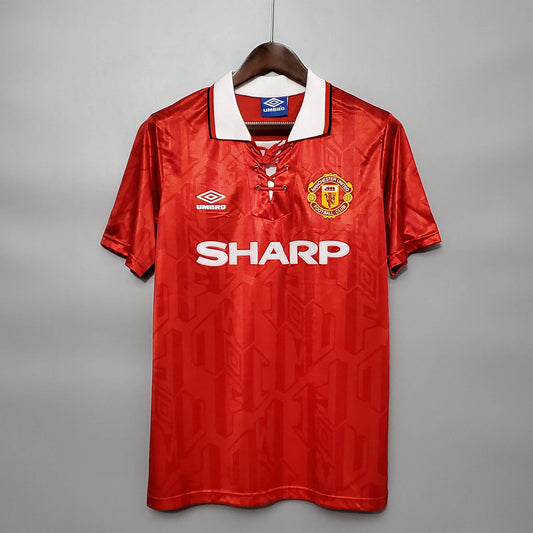 1992/1994 Retro Manchester United Home Football Shirt