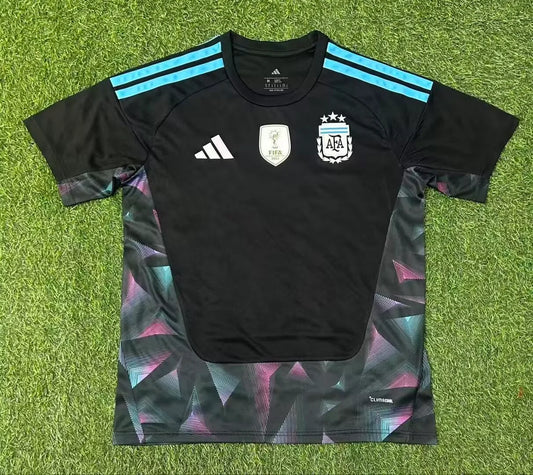 2026 Argentina National Team Goalkeeper Black Football Shirt