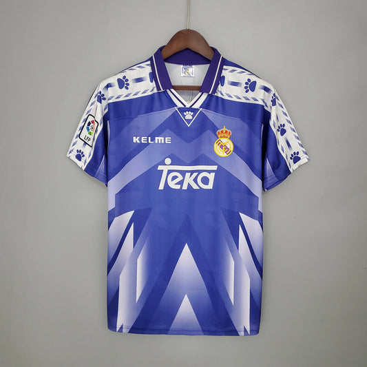 1996/1997 Retro Real Madrid Away Soccer Jersey